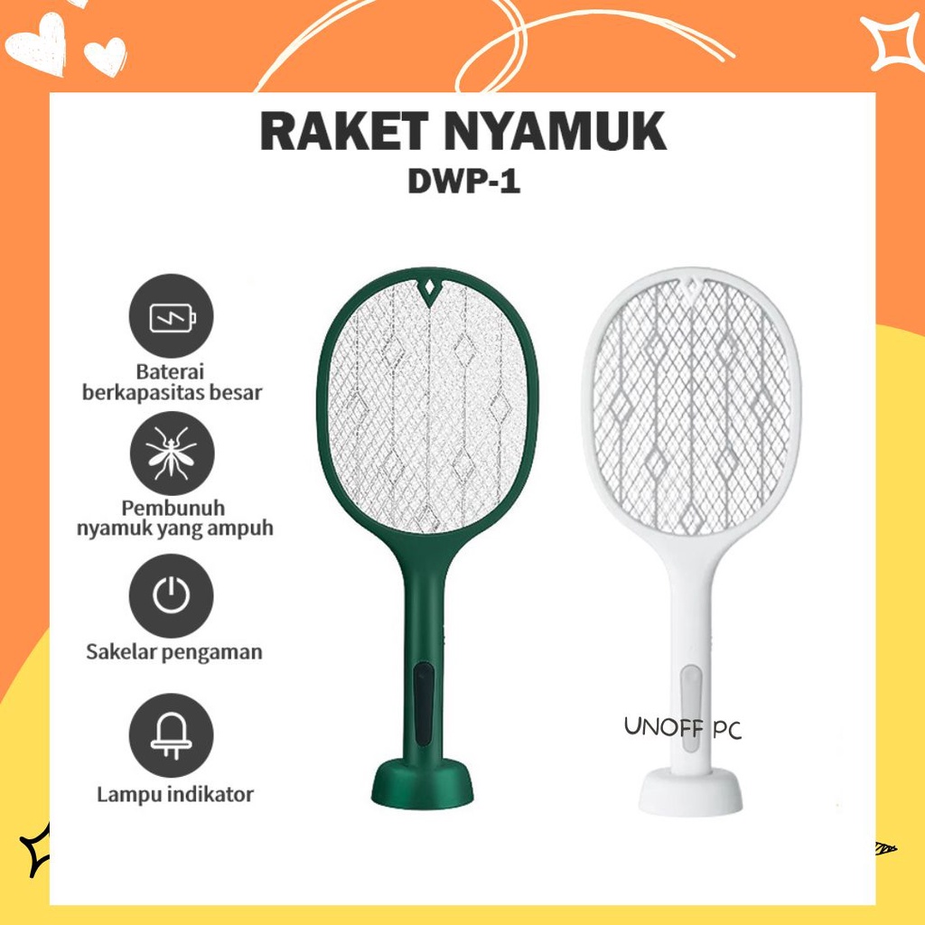 Raket Nyamuk Pembasmi Nyamuk Raket Nyamuk Elektrik Raket Nyamuk DWP-1