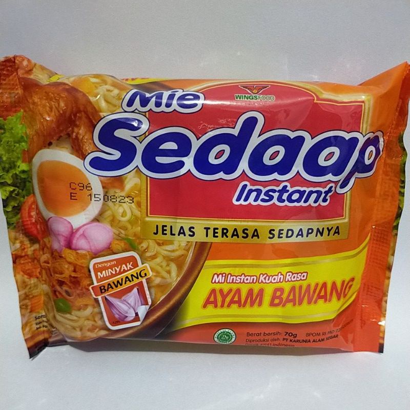 Jual Mie Sedap Ayam Bawang 70gr 117440 40pc Shopee Indonesia