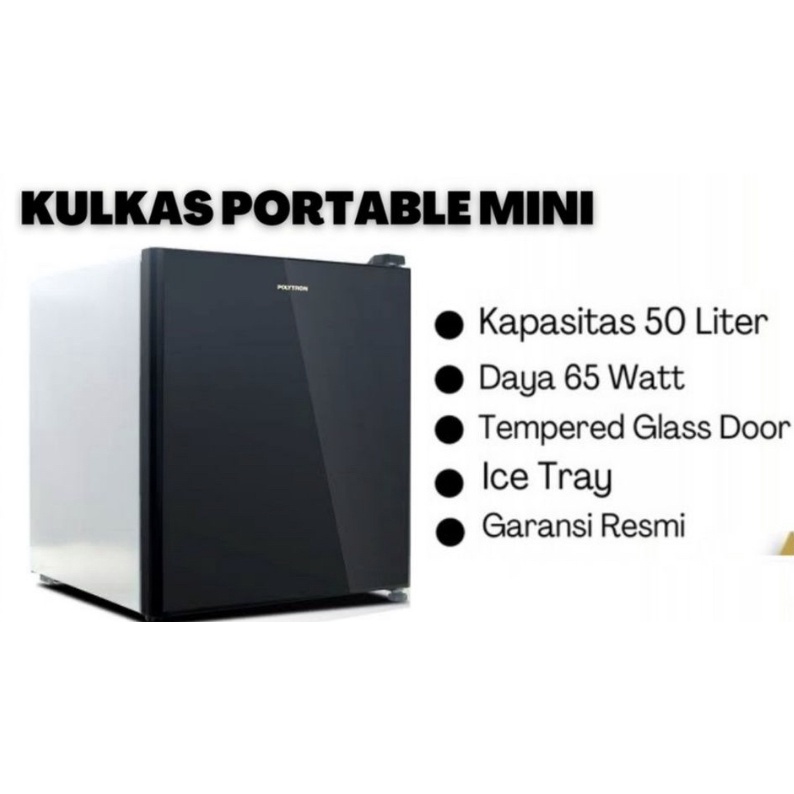 polytron kulkas mini 1 pintu prh 51x