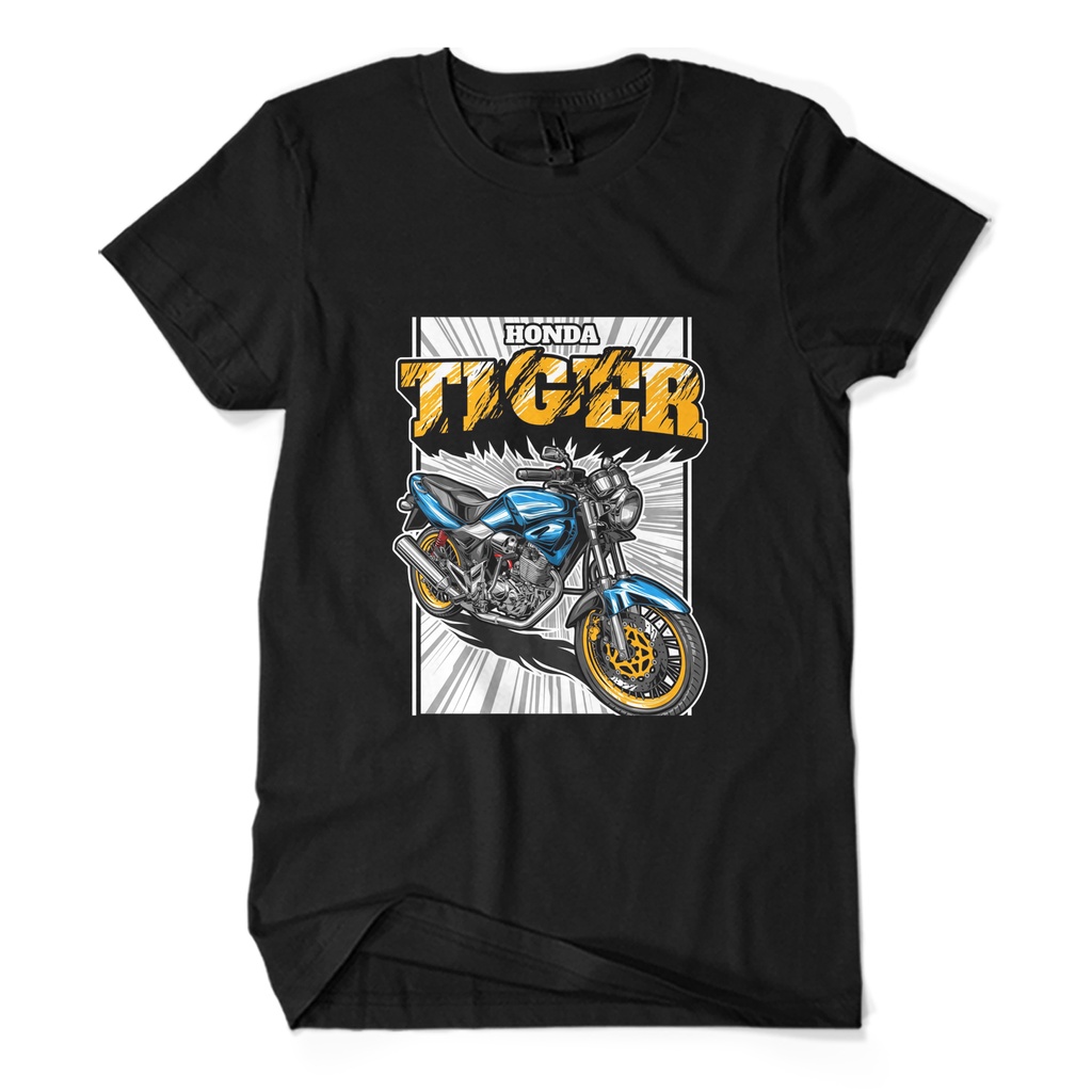 Baju Kaos Pria HONDA TIGER New Old Komunitas Club KAOS KAGE
