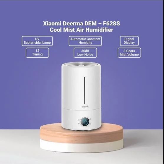 Deerma F628S Air Humidifier Purifier Diffuser UV Sterilizer - F628S