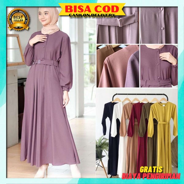 Baju Kondangan Terbaru 2023 Dewasa Dres Terusan Gamis Wanita Gmis Fashion Pesta Modern Perempuan Ter