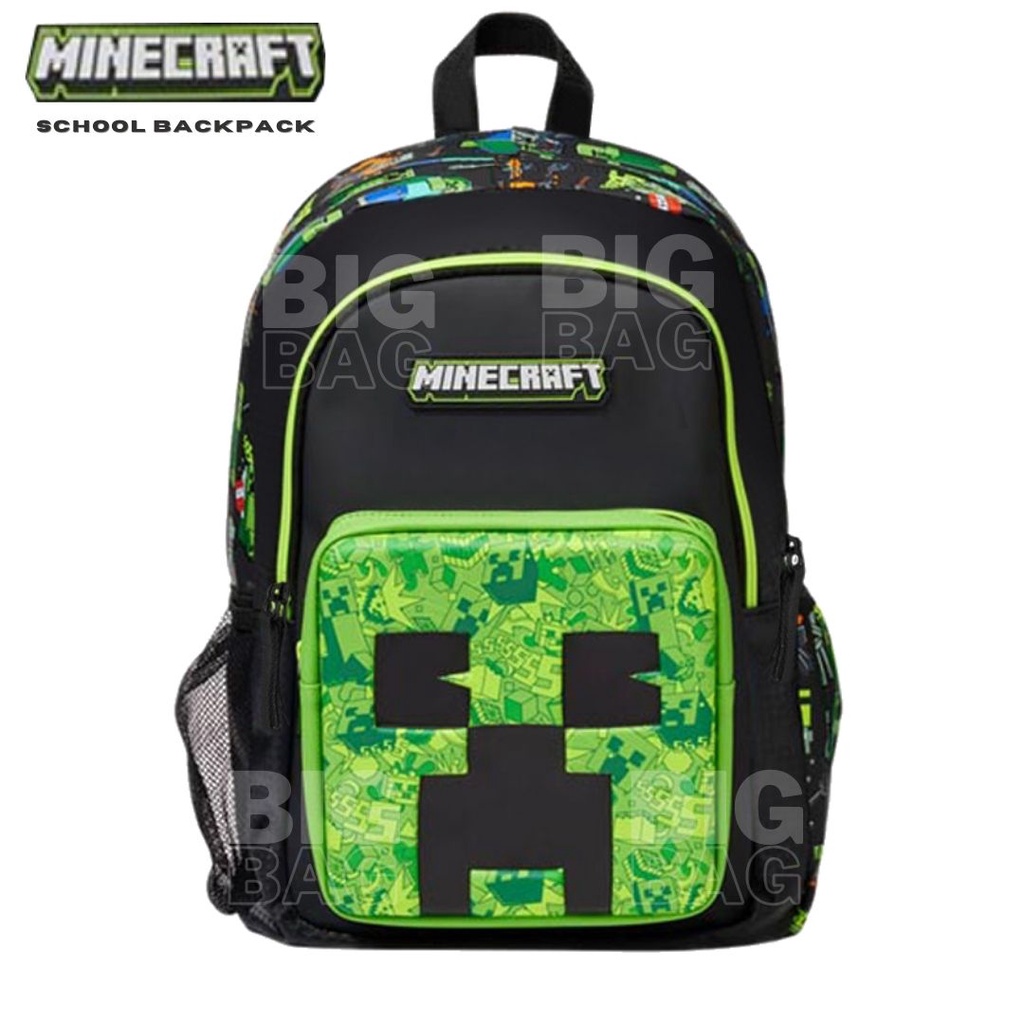 PTS - RANSEL COWO - TAS MINECRAFT BACKPACK - Ransel SEKOLAH ANAK - RANSEL MINECRAFT