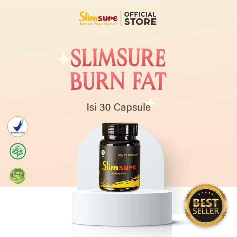 limsure Burn Fat Strong - Slimming Capsule 30 pcs | Penurun Berat Badan | Diet Herbal | Suplemen | Pelancar BAB | Obat Kurus | Pelangsing | Peluntur Lemak | Ms Slim | Fibrefirst | Fibre First | Slimty