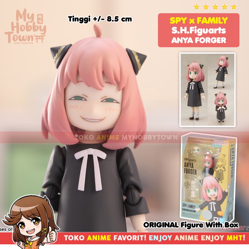 Figure Anime Original Spy X Family SHFiguarts Anya Forger Casual