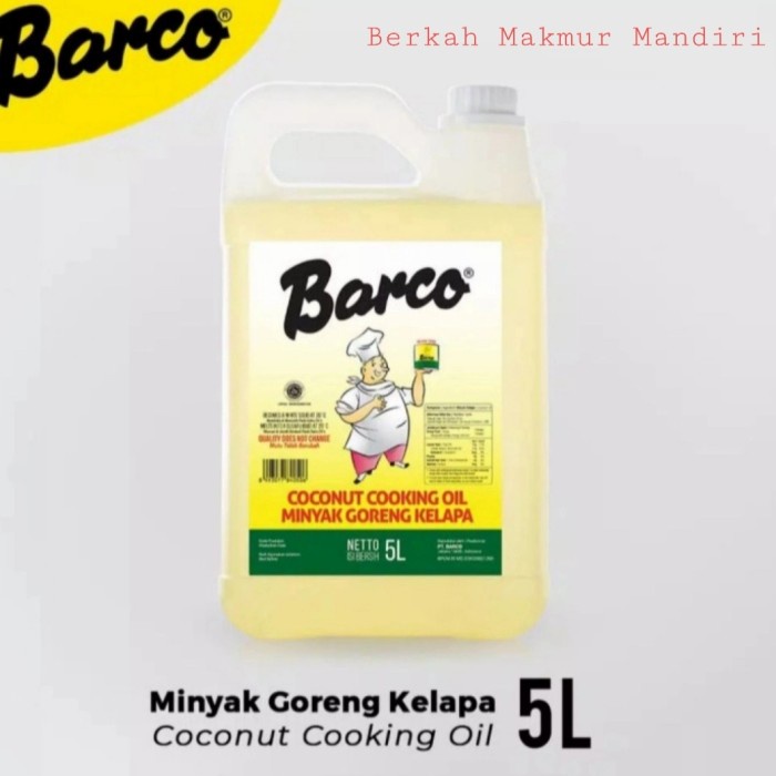 

Barco minyak kelapa jerigen 5 ltr