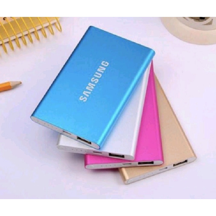 Power bank Slim Samsung Oppo Vivo Xiomi 19800 Mah Power bank Slim