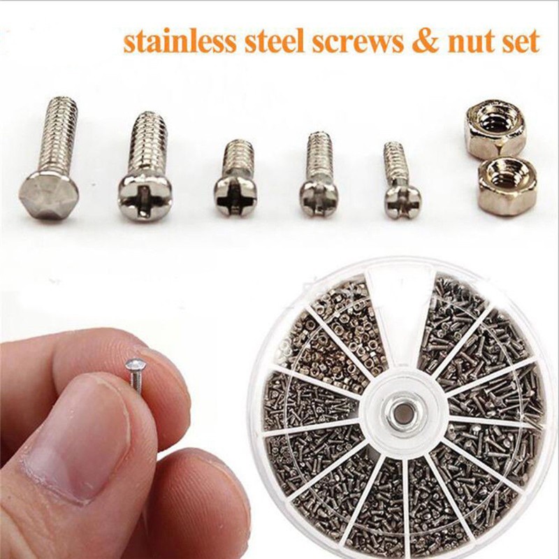 BAUT KACAMATA / 600pcs repair kit set baut mur servis kacamata