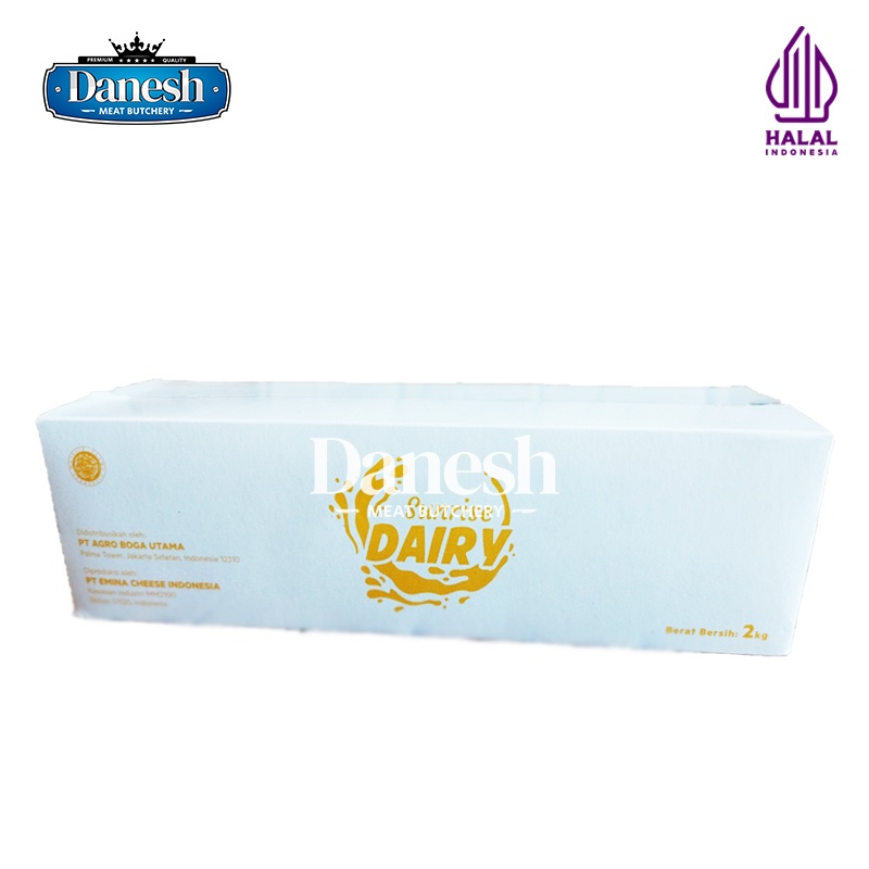 Dairy Cheddar Cheese Block Sunrise Keju Cheddar Frozen