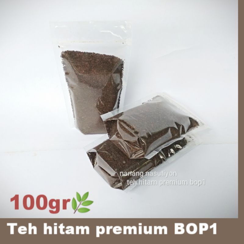 

Black tea teh hitam bubuk kuwalitas premium BOP1 bahan es teh tarik celup tambi wonosobo curah netto 100gram