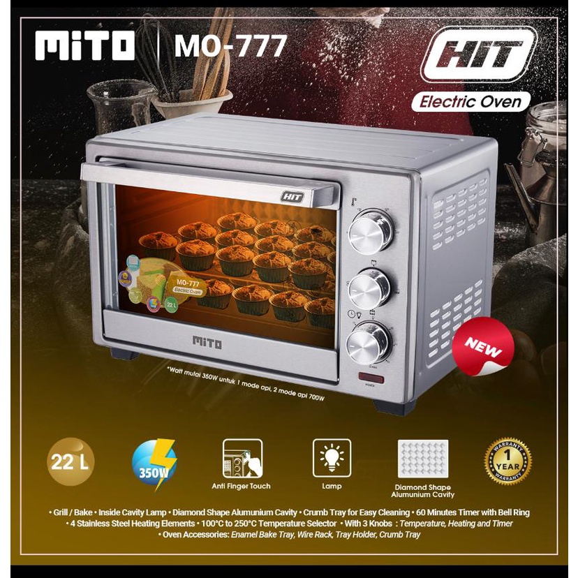 OVEN MITO NEW WOOD SERIES MO-777 HIT Stainless