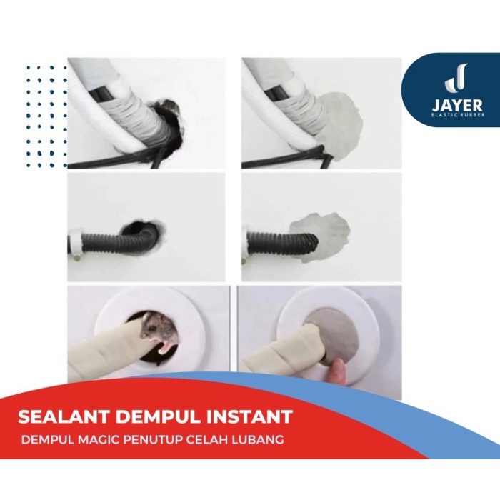 Sealant Dempul Tembok dempul padat penutup Celah lubang Instant