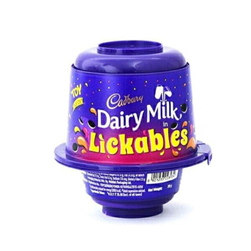 

Cadbury Dairy Milk Lickables 20gr/ Coklat Cadbury Toys/ Import