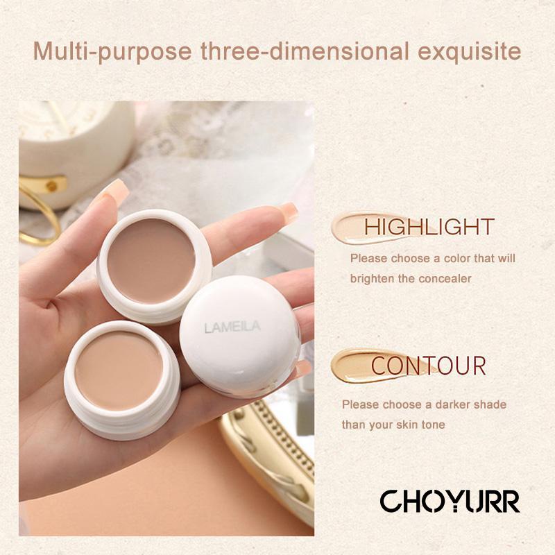 【COD】Light Seperation Concealer Repair Cream Concealer Shadow Soft Light Silhouette Nose Shadow Contouring Natural Make-up-CH