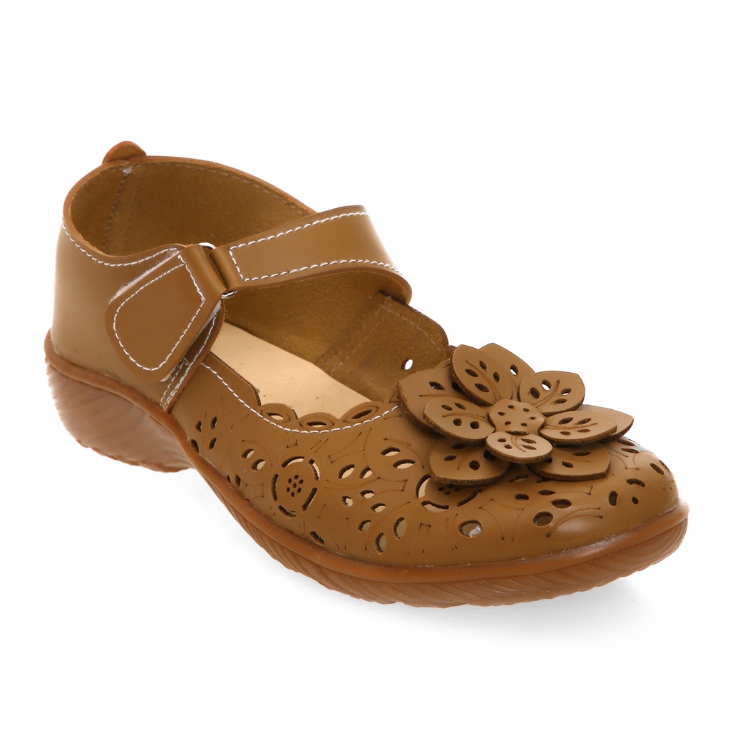 SEPATU FLATSHOES WANITA CASUAL CEWEK LASER MOTIF FW2210