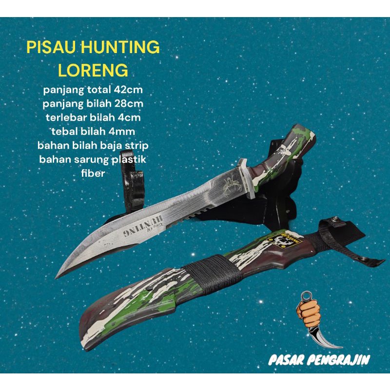 PISAU HUNTING LORENG / PISAU PEMBURU