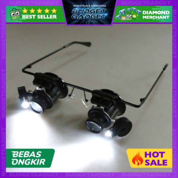 

Dijual Kaca Mata Pembesar Reparasi Jam atau Perhiasan 20x Magnifier Diskon