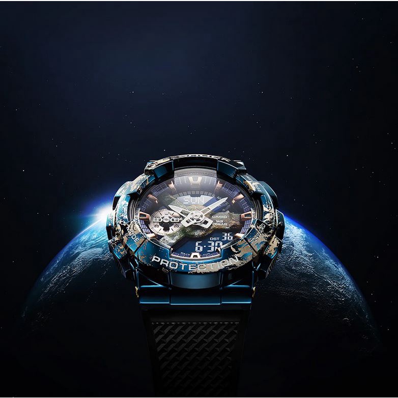 Casio G-Shock Limited GM-110EARTH-1A Planet Earth-inspired GM-110EARTH-1 / GM-110EARTH / GM-110