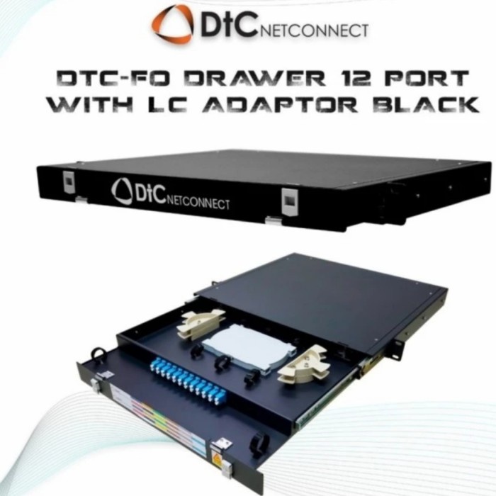 Produk Terbaru Fo Drawer / Otb 12 Port Lc Adapter Multimode