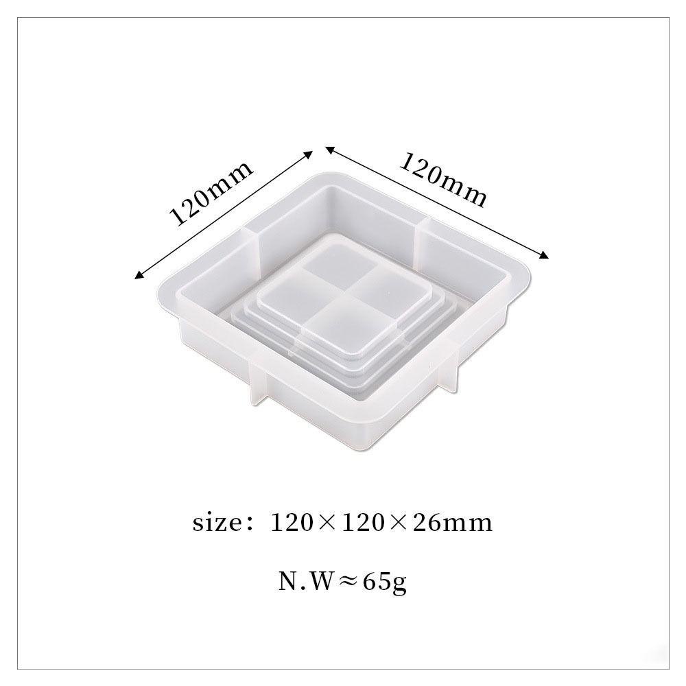 Pineapple Tray Silicone Mold Cetakan Piring Bentuk U Gypsum Beton Geometris