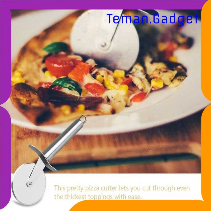 TG - DPR HyhXQ Pisau Pemotong Kue Pizza Roller Cutter Stainless Steel - CJ360