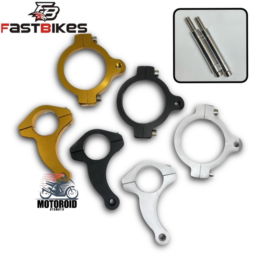 Breket Stabilizer Matris steering dumper matris ohlinskawasaki ninja R RR SS KR ZX