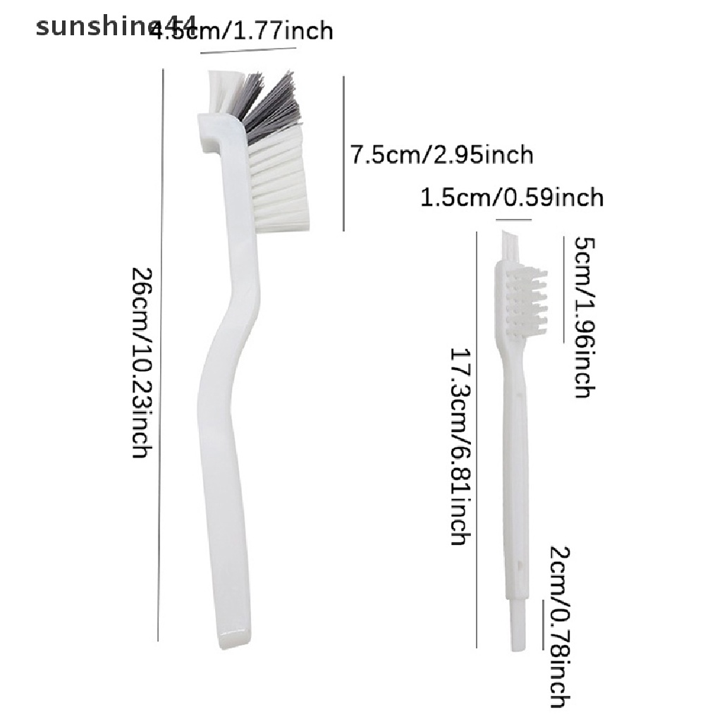 Sunshine 2Pcs Mesin Masak Deep Cleaning Brush Juicer Breaker Penghancur Cutter Kepala Brus.