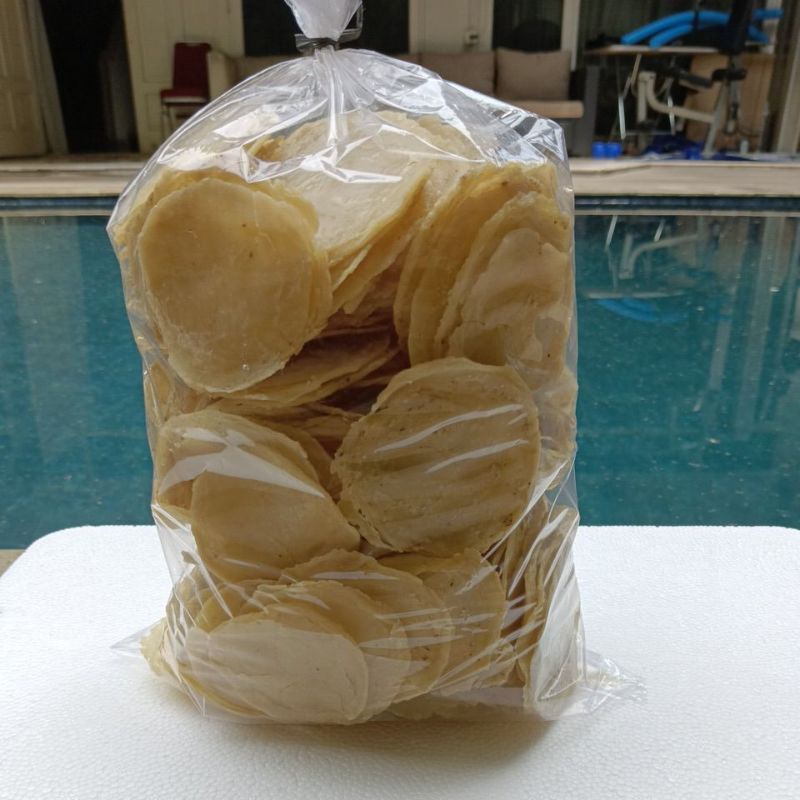 

Emping Melinjo mentah,Emping BENGGOL, Tebal 1 kg