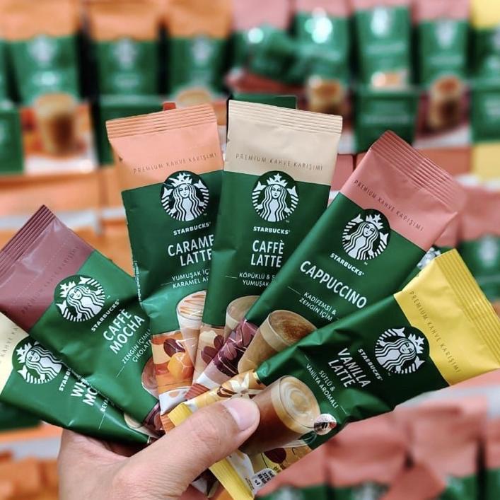 Jual FIA566 Starbucks Premium Instant Coffee sachet turkey kopi turki