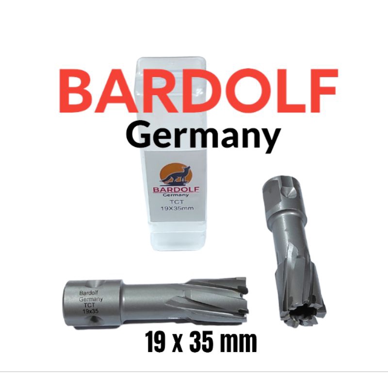 BARDOLF GERMANY Mata Bor Magnet 19mm TCT Mata Jetbroach 19x35mm Annular Cutter 19x35 Jetbrot Jet Bro