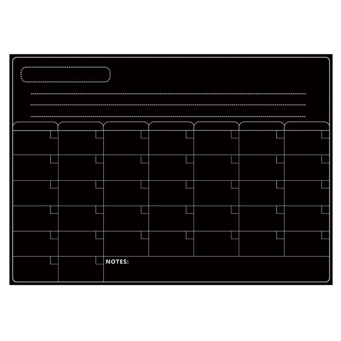 

Paja Ri526 Magnetic Dry Erase Board Calendar Whiteboard Refrigerator Sticke