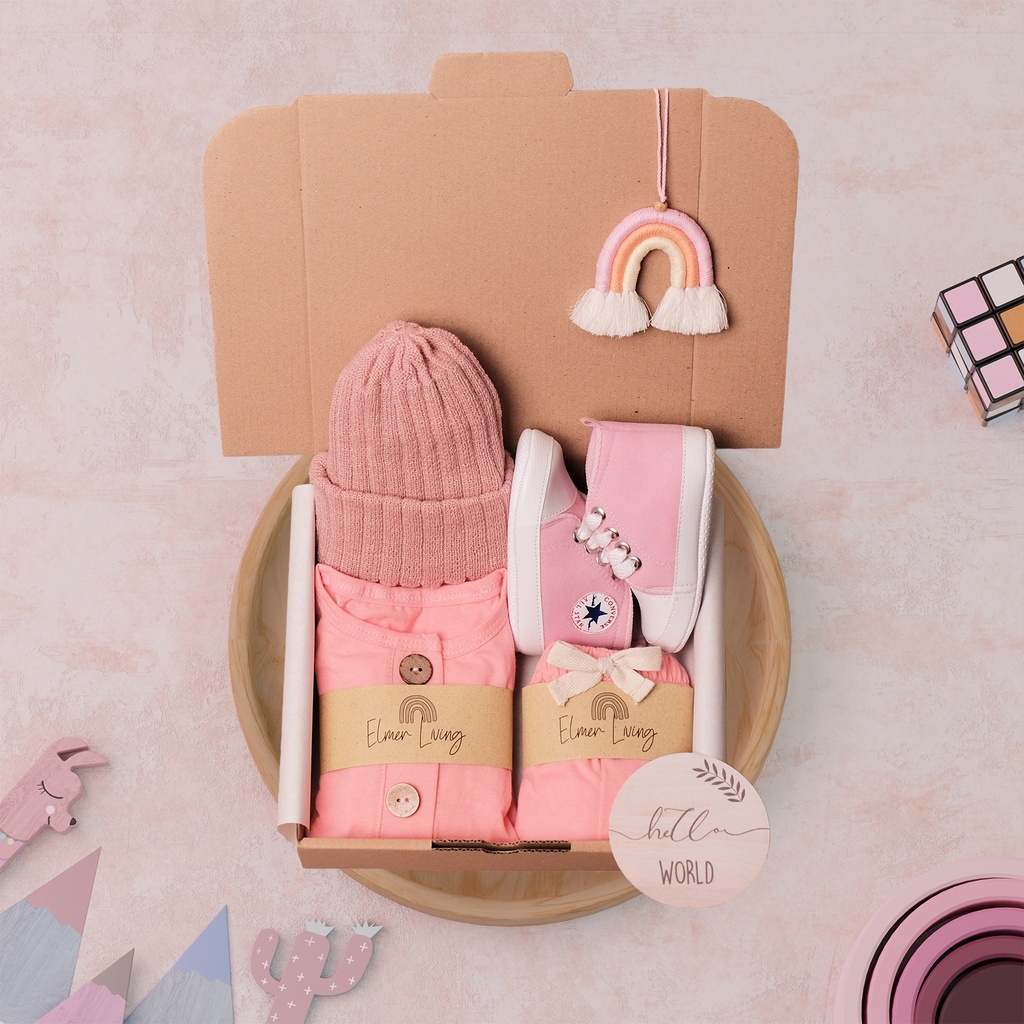 Boho Set | Elmer Living Hampers Newborn | Setelan Anak