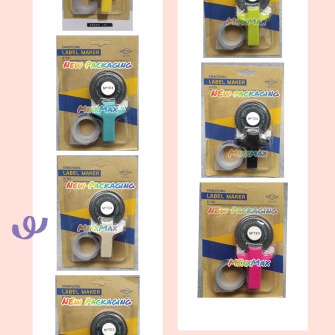

Label Maker MOTEX E101 with 1 Wheel + BONUS SAMPEL TAPE(NEW PACKAGING) MURAH