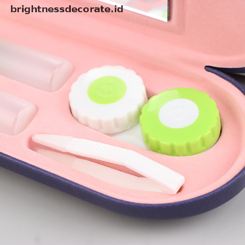 [Birth] Kotak Kacamata Baca Dual Purpose Double Interlayer Metal Contact Lens Cover [ID]