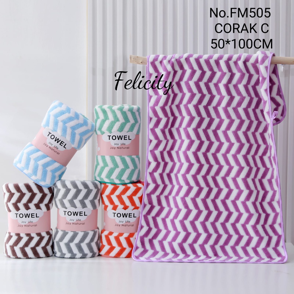 VL - COD MURAH HANDUK BAYI / HANDUK ANAK MOTIF LUCU UK 50 X 100 CM