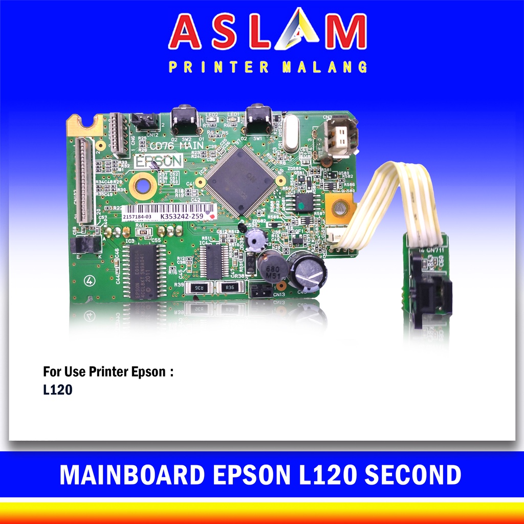 Spare Part main Board Epson L120 L121 New Sparepart Mainboard Printer Epson Original Logic Board spe