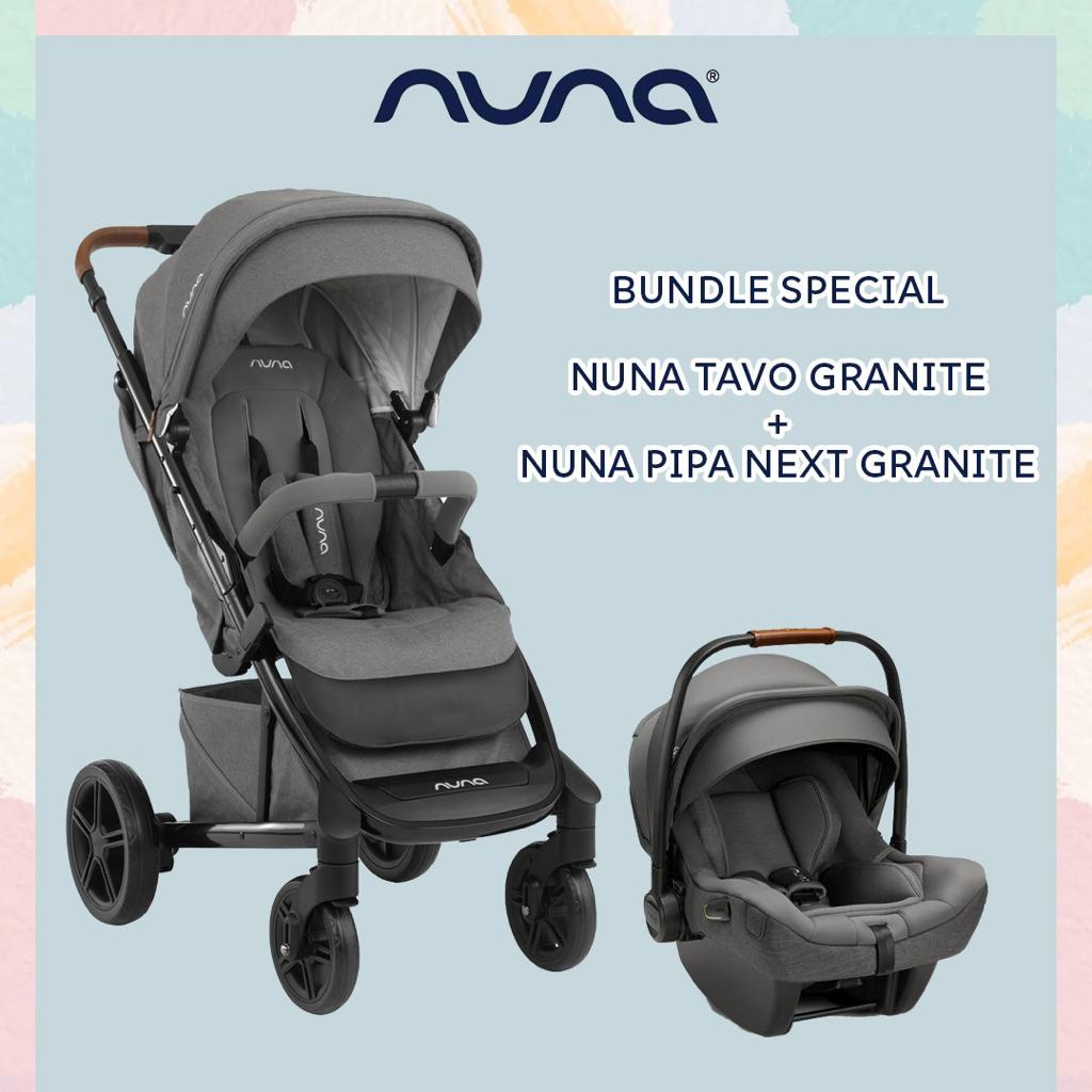 Nuna Tavo Stroller Bundle Pipa Carseat - Baby Kereta Dorong Anak Bayi Compact Strong Sturdy Newborn Toddler Perlengkapan Travelling