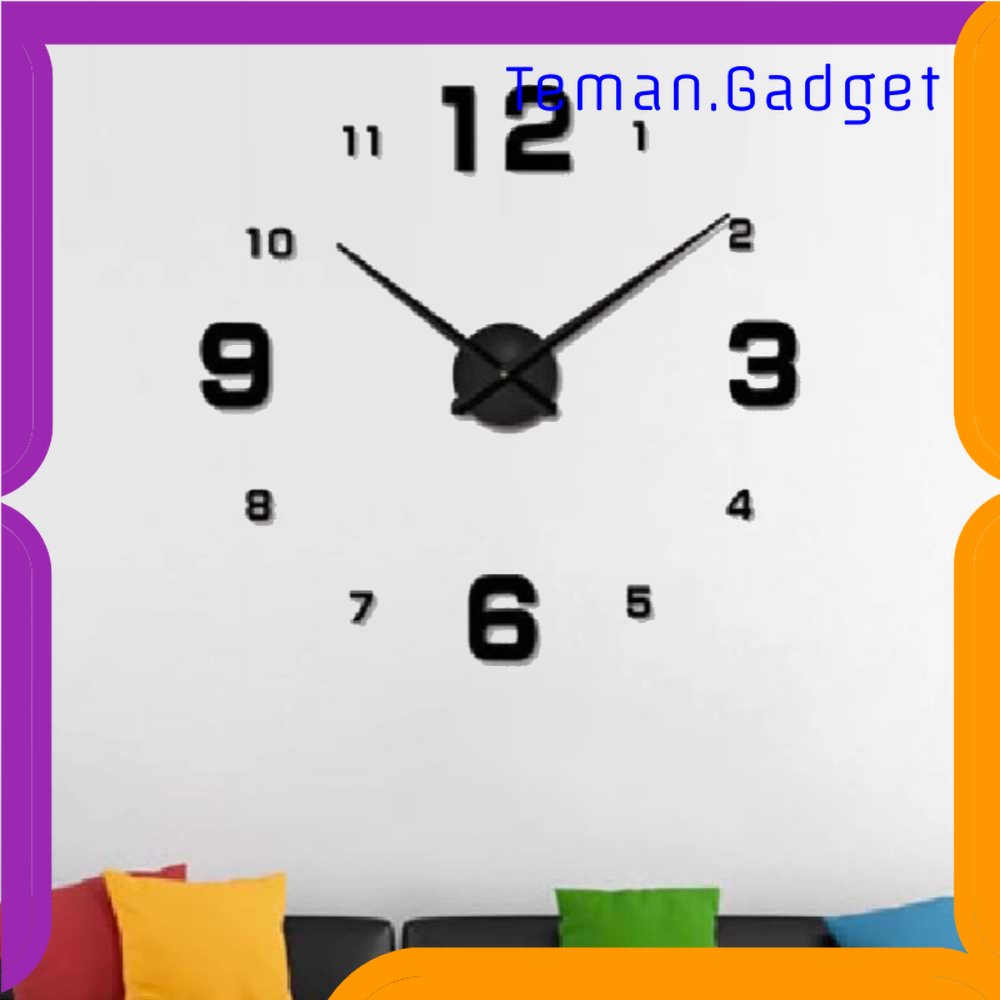 TG-PJM Taffware Jam Dinding Besar DIY Giant Wall Clock 80-130cm - DIY-102