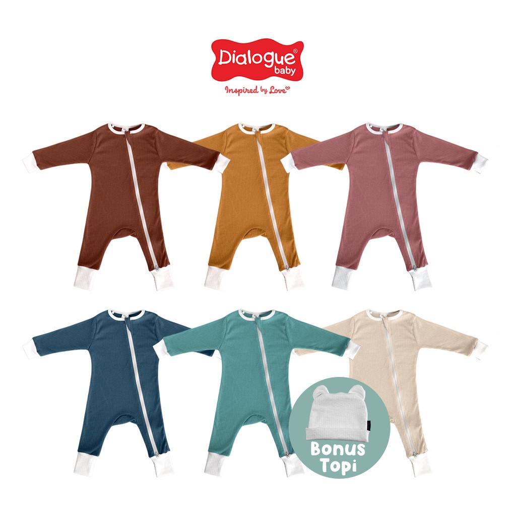 Baby Sleepsuit Hat Set Dialogue Baby - DFB0203 DFB0204 DFB0205