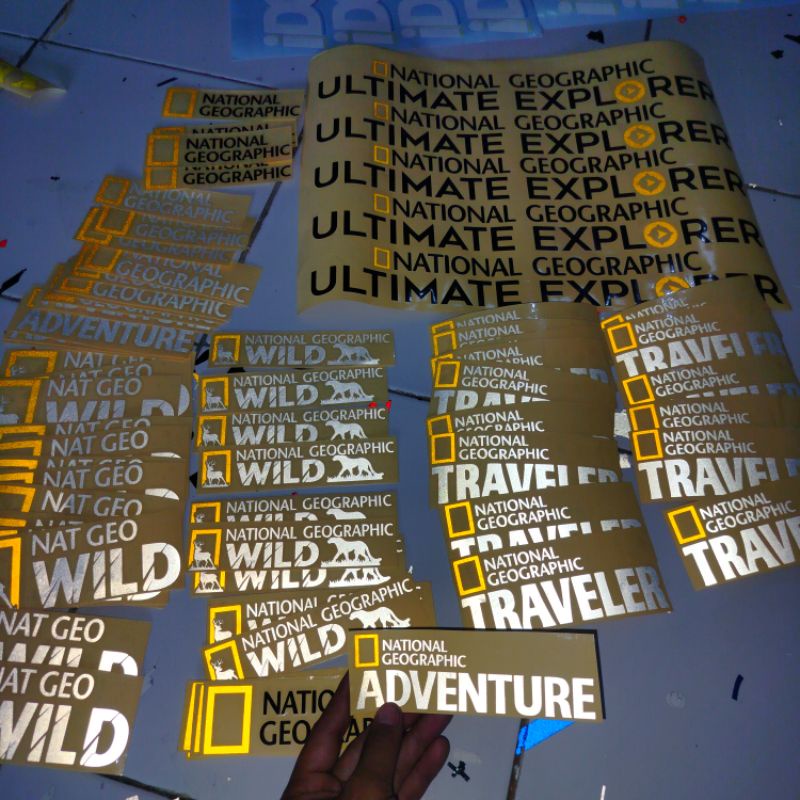 Sticker Cutting National Geographic / stiker cutting national geographic wild