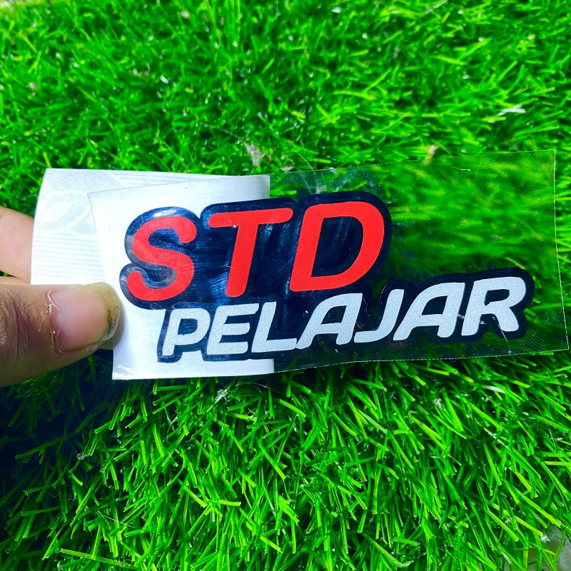 Sticker standar pelajar cuting sticker STD PRLAJARR 1pcs