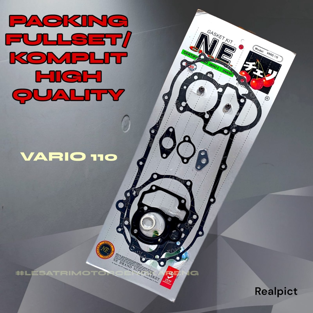 PAKING GASKET FULLSET VARIO 110 LAMA TECHNO FULL SET CHERRY ISO 2000