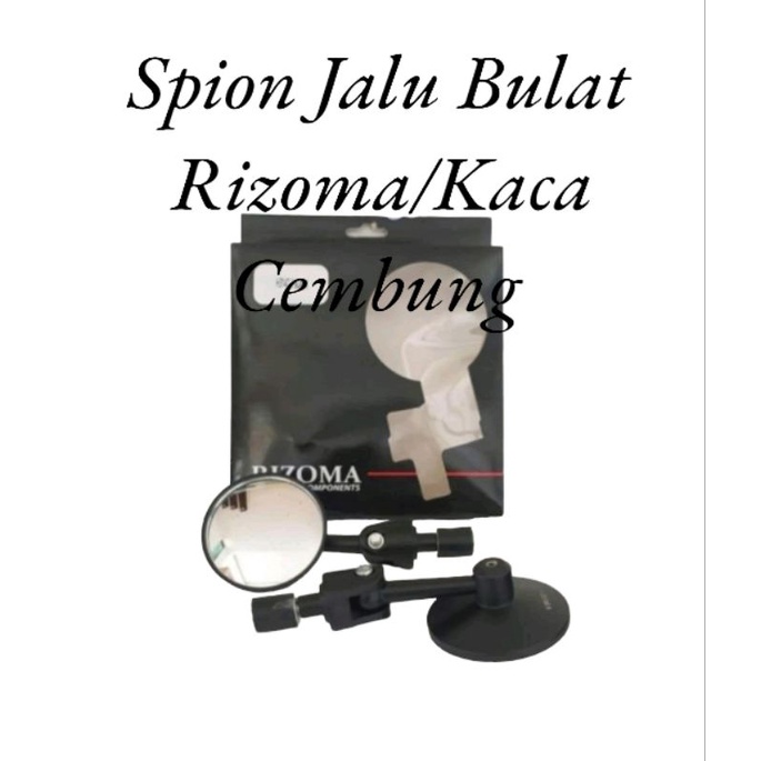 Spion jalu bulat bar end spion bulat Rizoma kaca bening cembung pnp universal motor