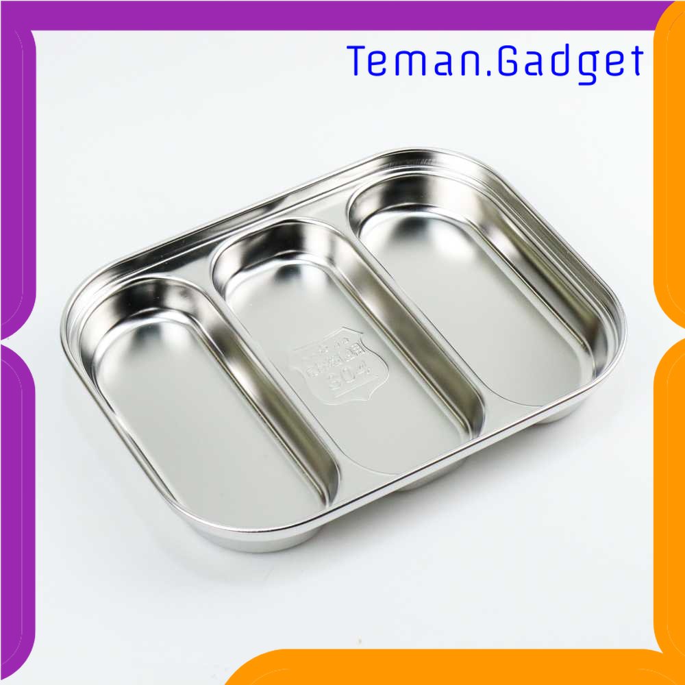 TG - DPR HE JIA FAN LE Kotak Makan Bento Lunch Box Stainless Steel - HS233