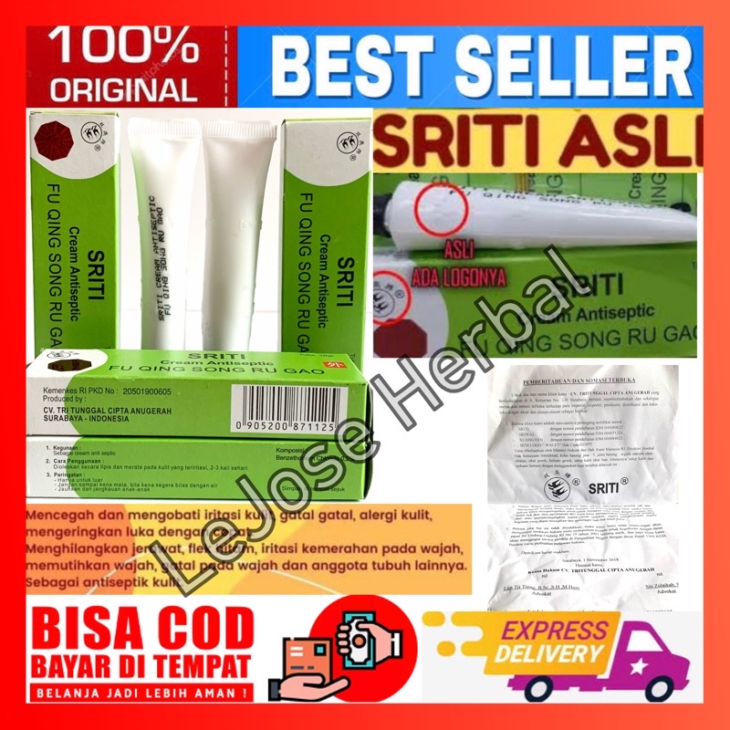 Cream Sriti / Salep Sriti Original BPOM