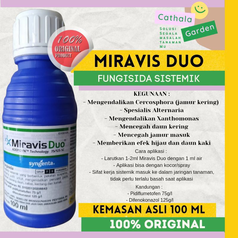MIRAVIS DUO SYNGENTA 100 ml fungisida sistemik