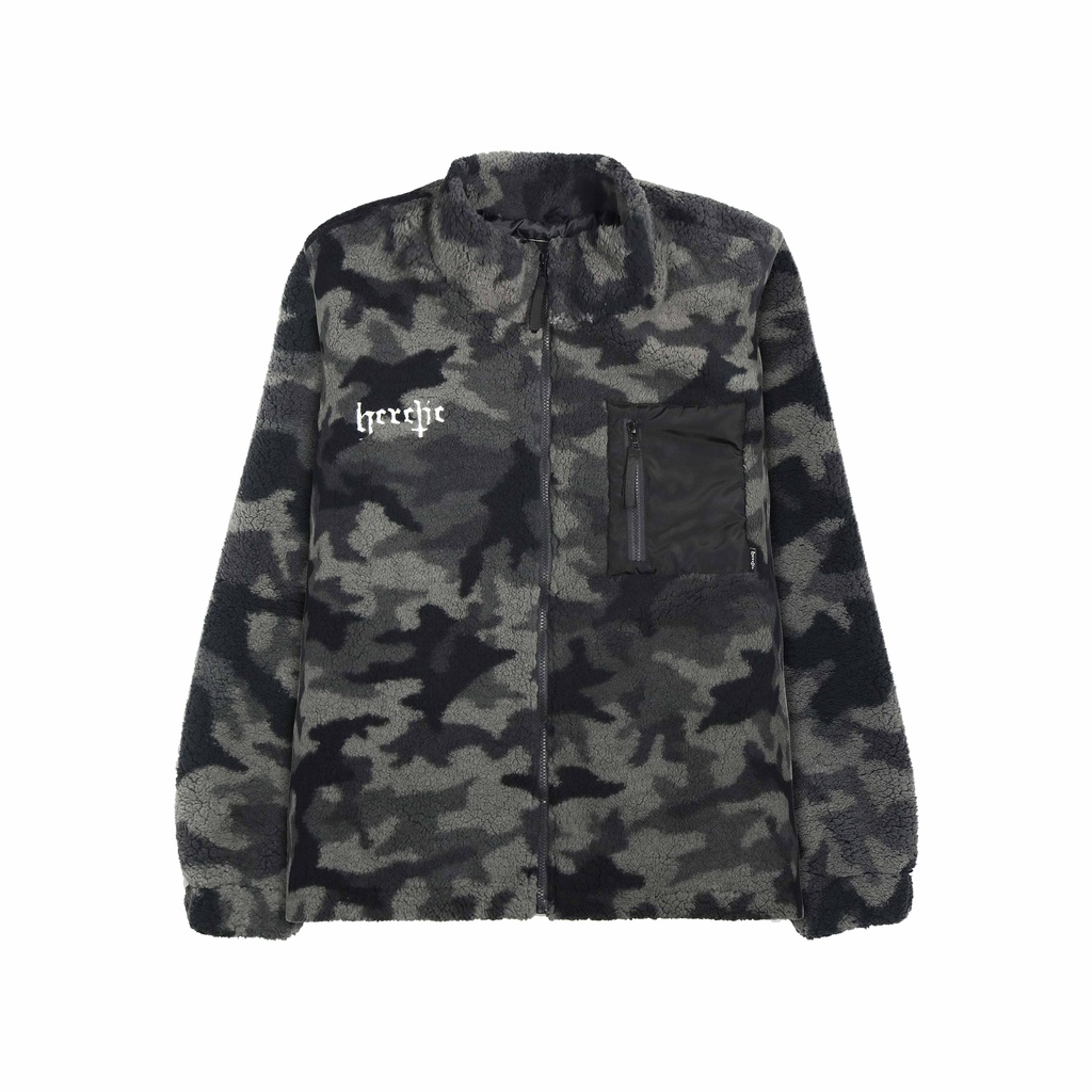 Heretic - Sherpa Jacket - Camo Pentagram