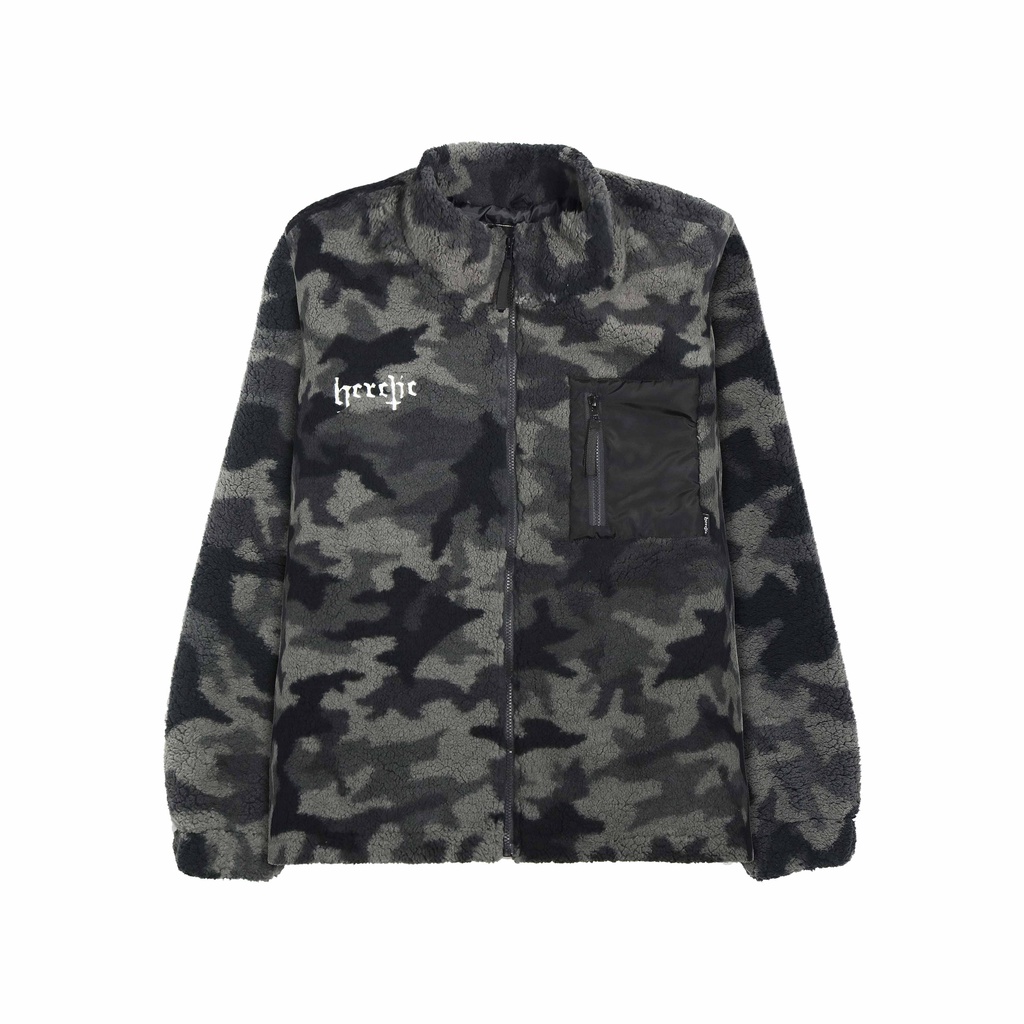 Heretic - Sherpa Jacket - Camo Pentagram