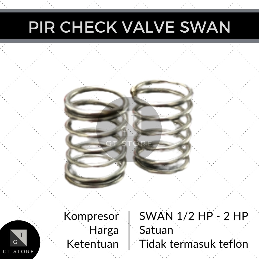 Pir Check Valve Spring Kompresor Angin SWAN 1/2 HP 1 HP 2 HP
