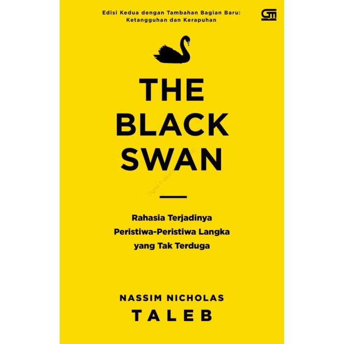 

[Buku] The Black Swan: Rahasia Terjadinya Peristiwa-Peristiwa Langka